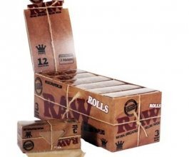 Rolovací papírky RAW CLASSIC rolls, 3m v balení | box 12ks