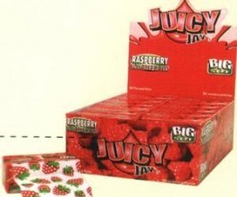 Papírky Juicy Jay's Rolls, Malina, 5m v balen | box 24ks