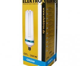 Úsporná CFL lampa ELEKTROX 250W, na růst